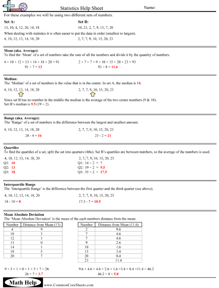 Grade 9 Homework Sheet, PDF, Statistics Of Education