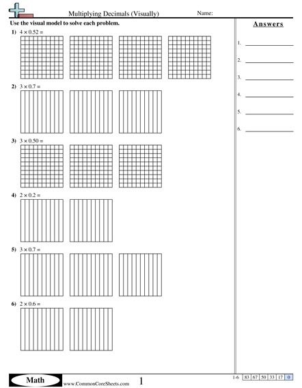 decimal worksheets free distance learning worksheets and more commoncoresheets