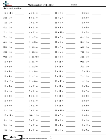 Math Drills Worksheets | Free - Distance Learning, worksheets and more ...