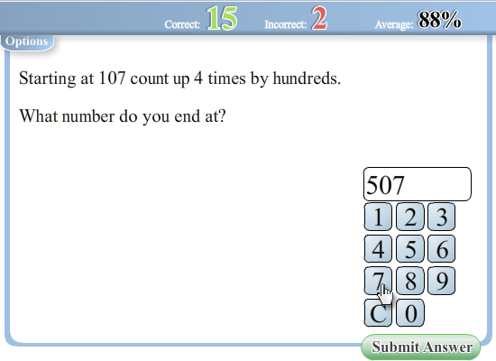 Interactive Worksheets - Counting By Fives, Tens and Hundreds worksheet